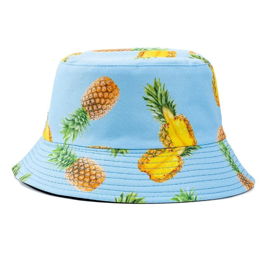 Blauwe Ananas Bucket Hat