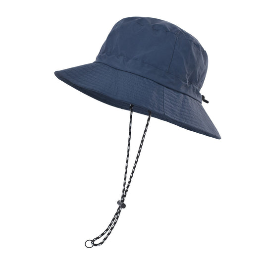 Blauwe Bucket Hat met Touwtje