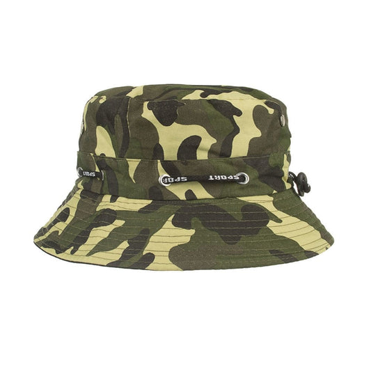 Groene Camo Bucket Hat