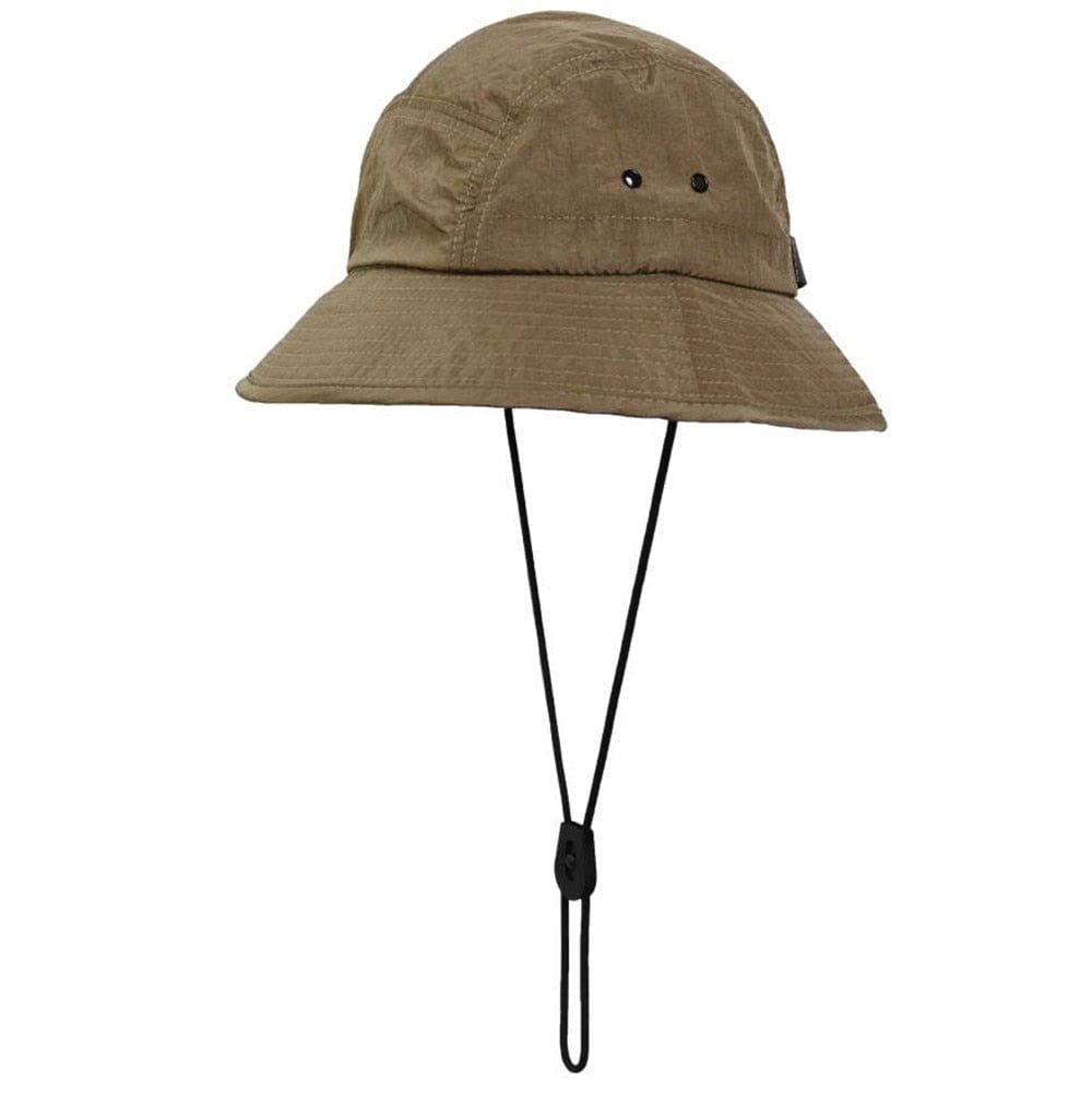 Khaki Bucket Hat met Touwtje