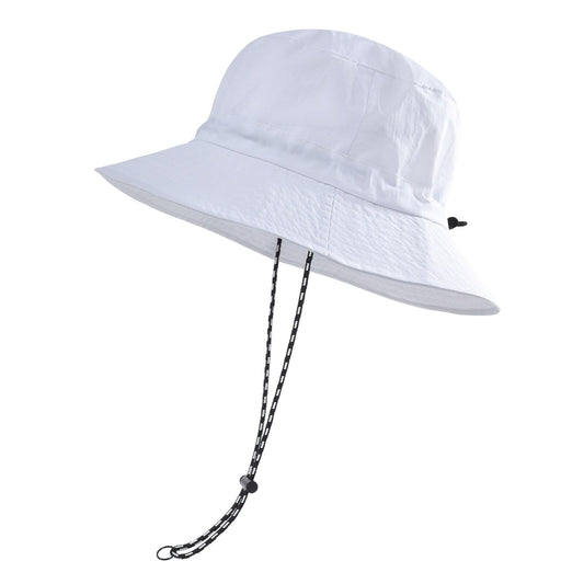 Witte Bucket Hat met Touwtje