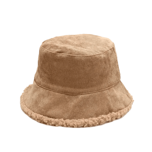 Beige Bucket Hat Wol