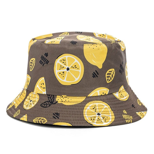 Coffee Lemon Bucket Hat