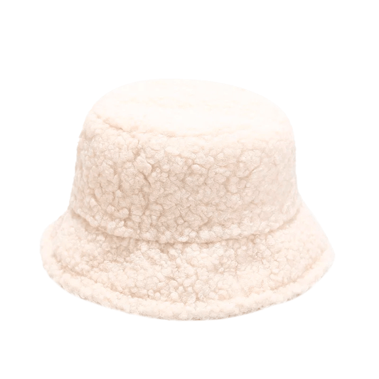 Creme Teddy Bucket Hat