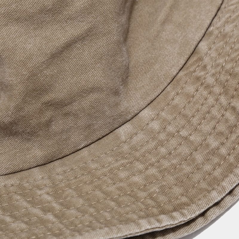 Khaki Denim Bucket Hat