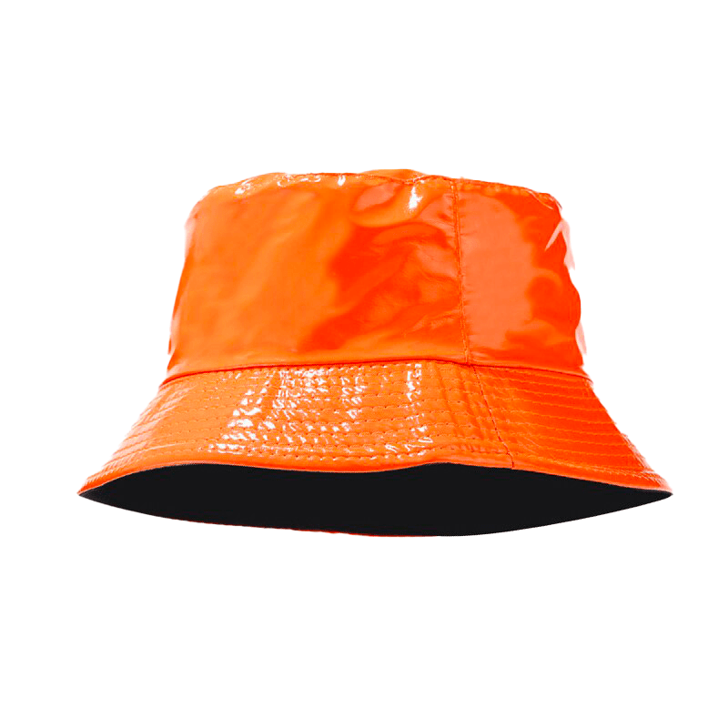 Oranje Vinyl Bucket Hat