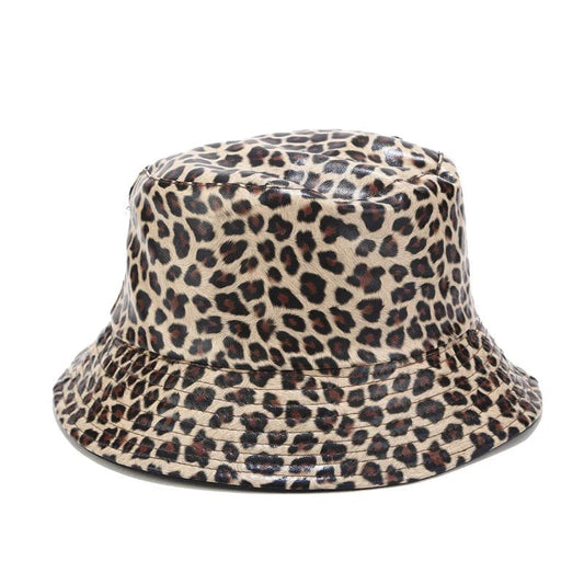 Waterdichte Bucket Hat met Panterprint