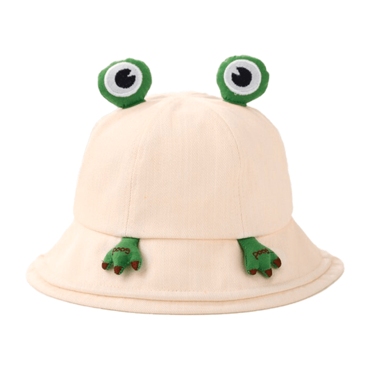 Witte Kikker Bucket Hat