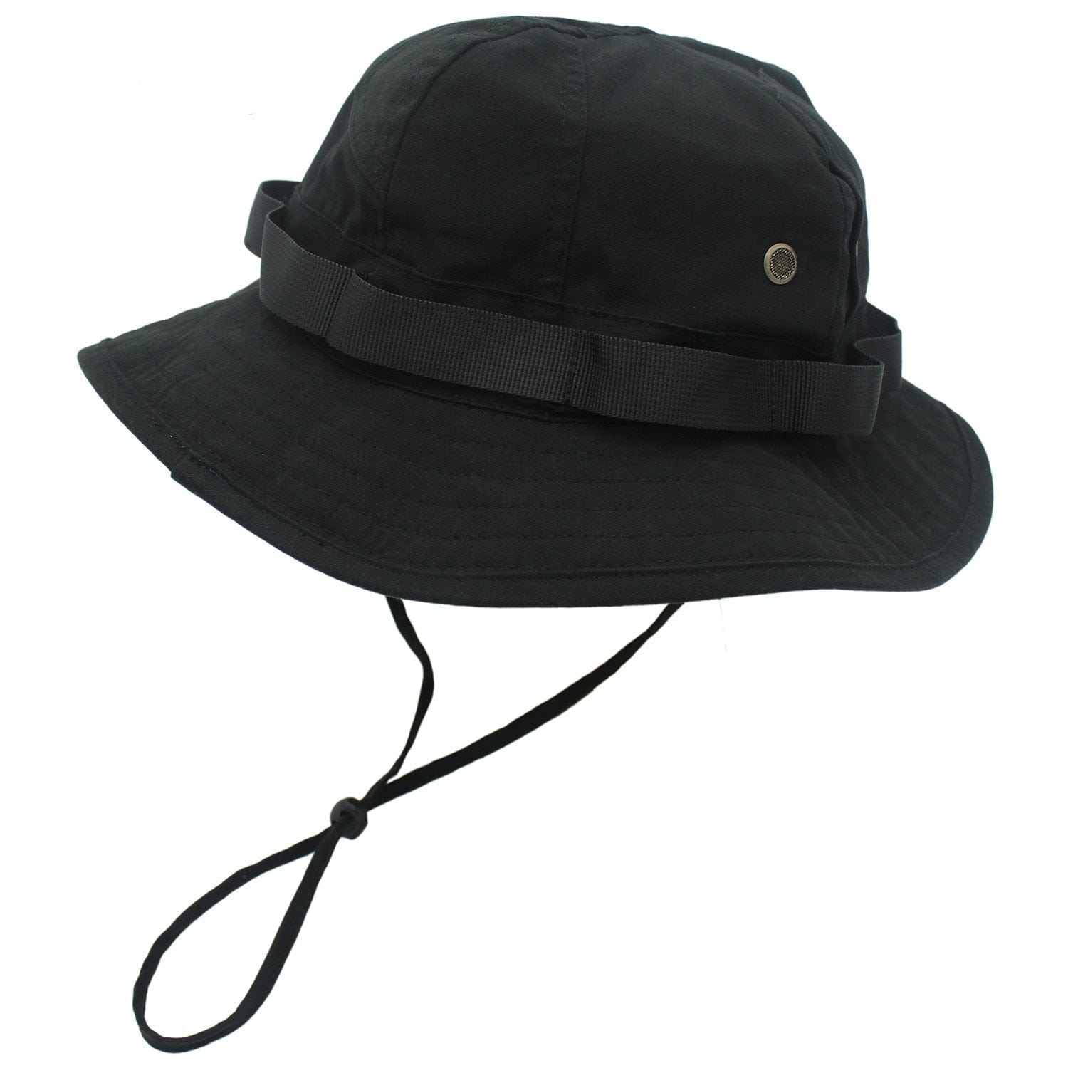 Zwarte Boonie Hat