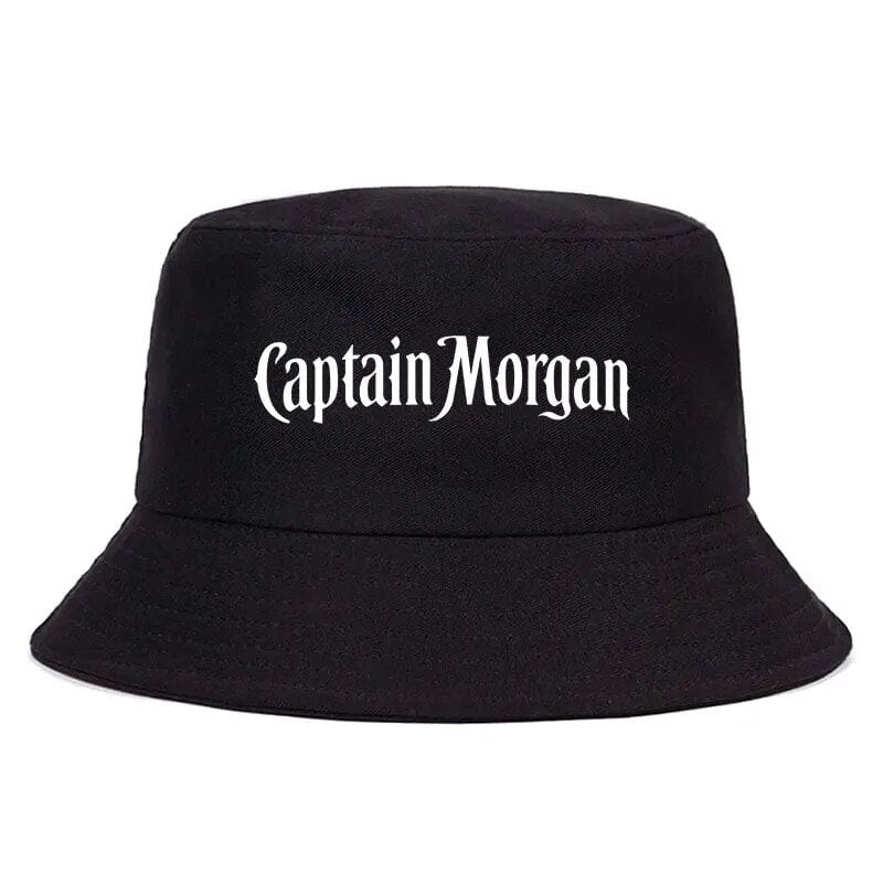 Zwarte Captain Morgan Bucket Hat