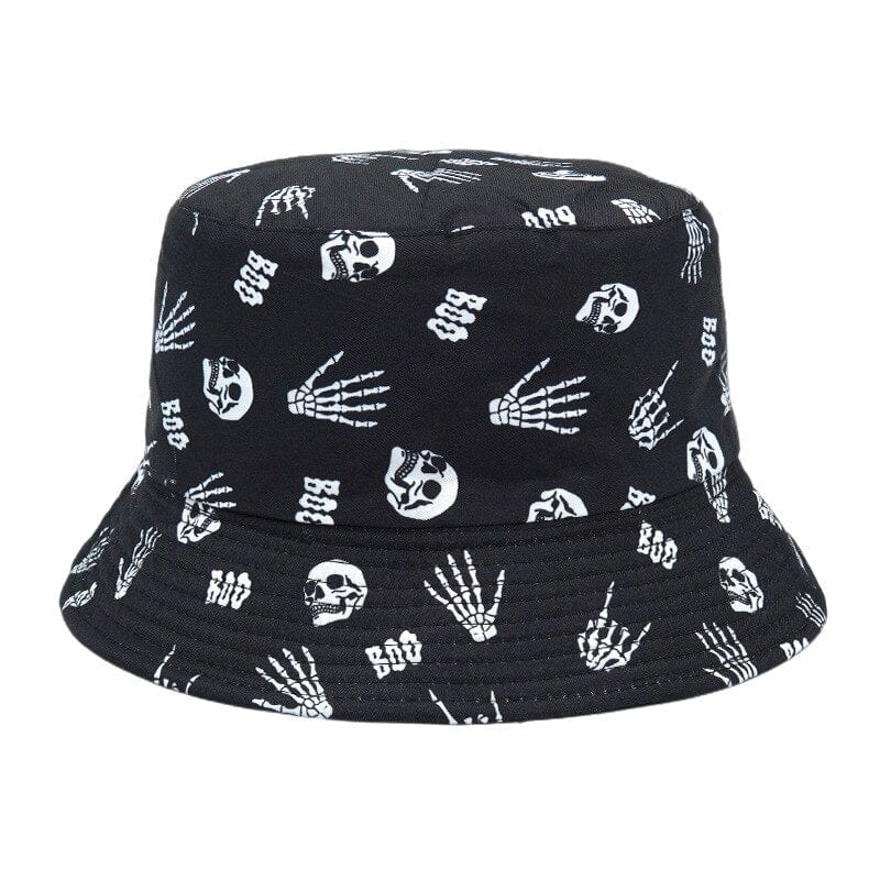 Zwarte Halloween Bucket Hat