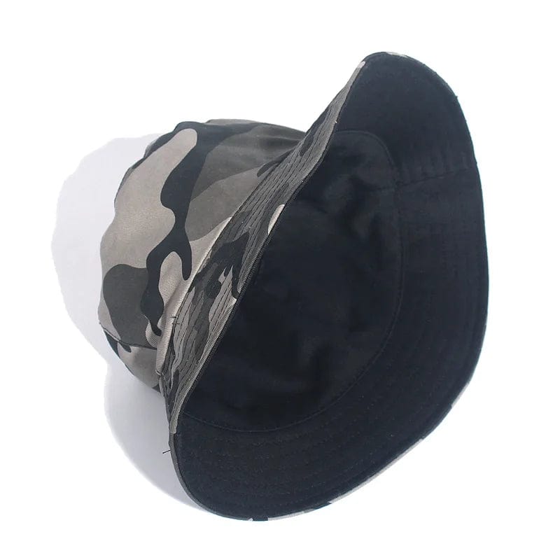 Zwarte Leger Bucket Hat