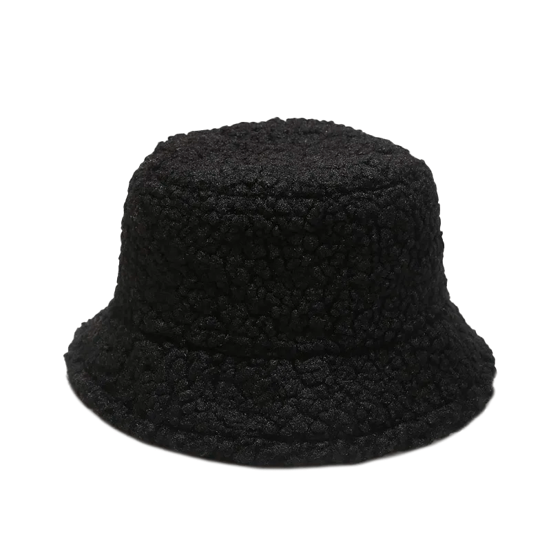 Zwarte Teddy Bucket Hat